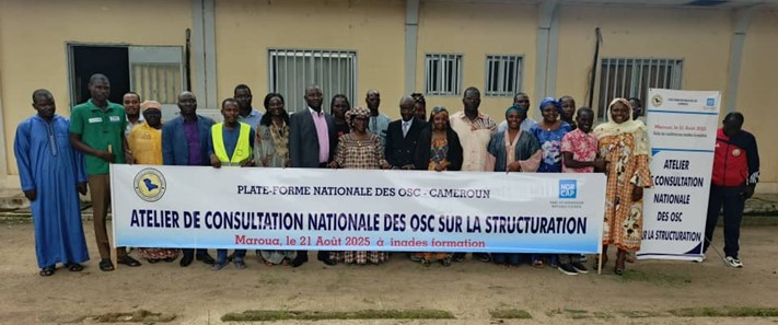 Atelier de consultation nationale des OSC sur la structuration.